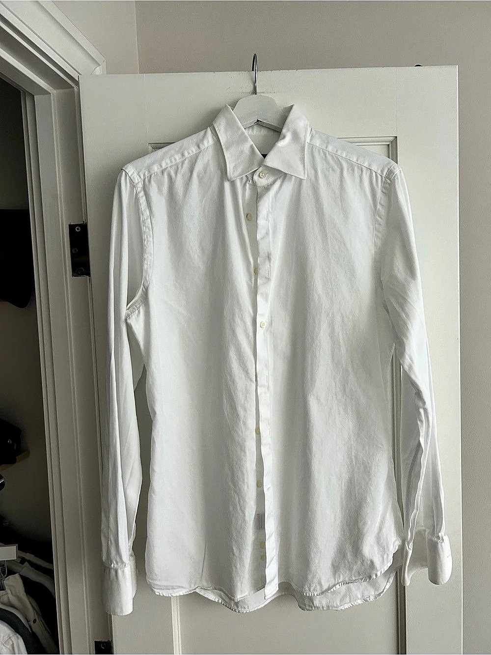 Canali White Dress Shirt Like New